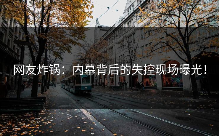 网友炸锅：内幕背后的失控现场曝光！